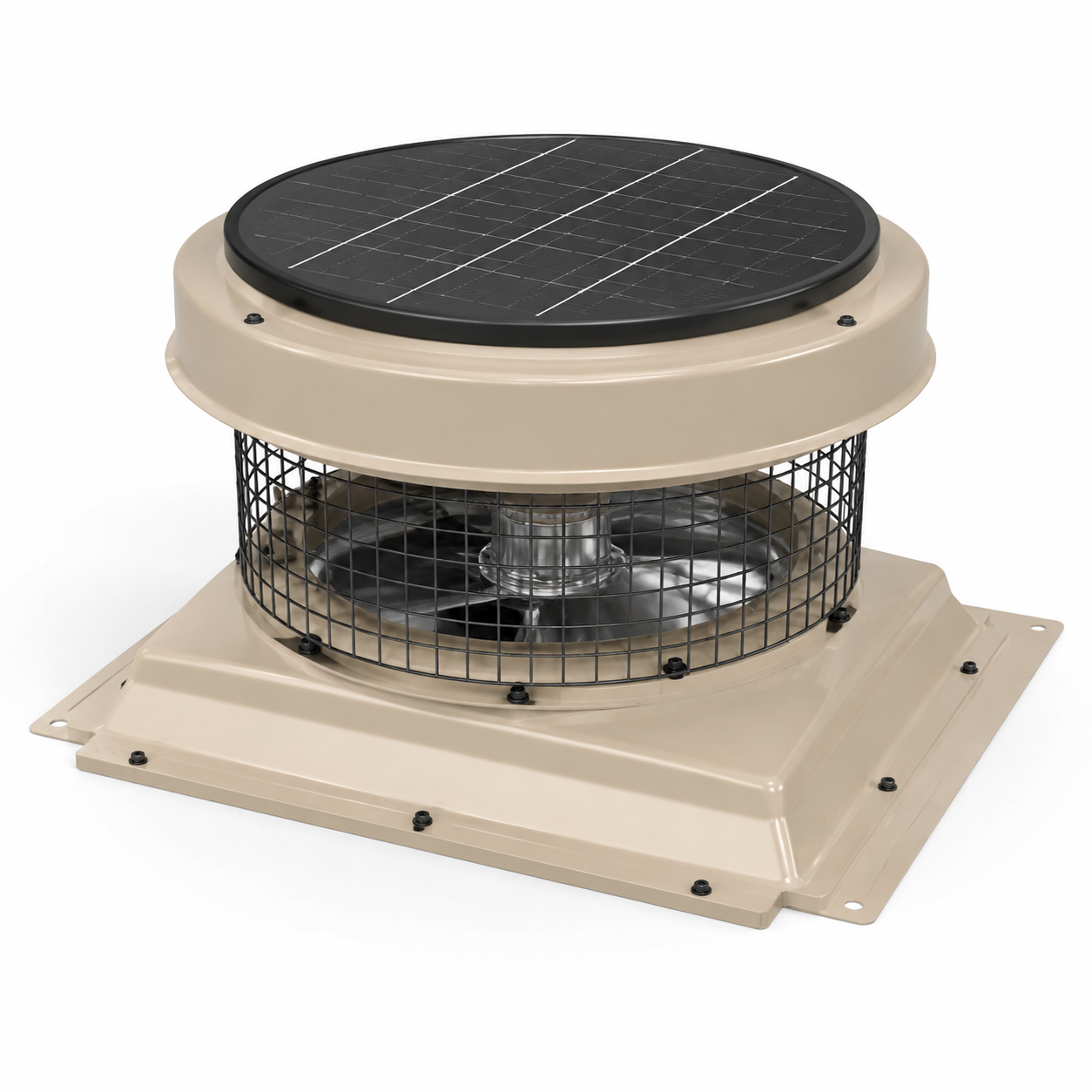 Solar Powered Vent for shipping containers